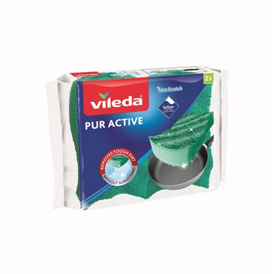 Vileda Pur Active mosogatószivacs 2 db-os Vileda Pur Active mosogatószivacs 2 db-os