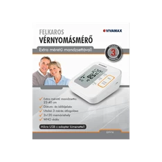 Vivamax GYV16 felkaros vérnyomásmérő Vivamax GYV16 felkaros vérnyomásmérő