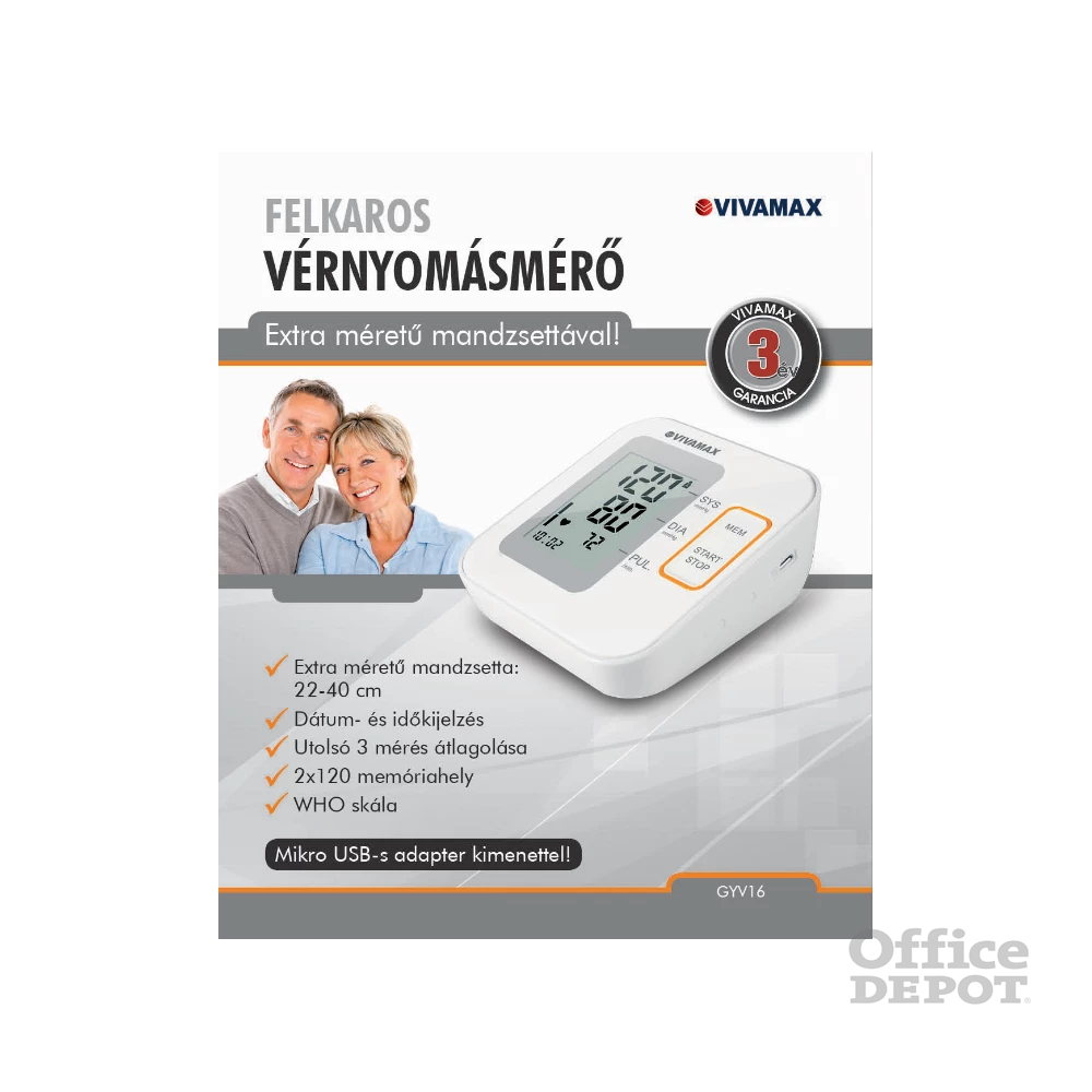 Vivamax GYV16 felkaros vérnyomásmérő