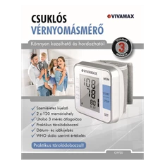 Vivamax GYV20 csuklós vérnyomásmérő Vivamax GYV20 csuklós vérnyomásmérő