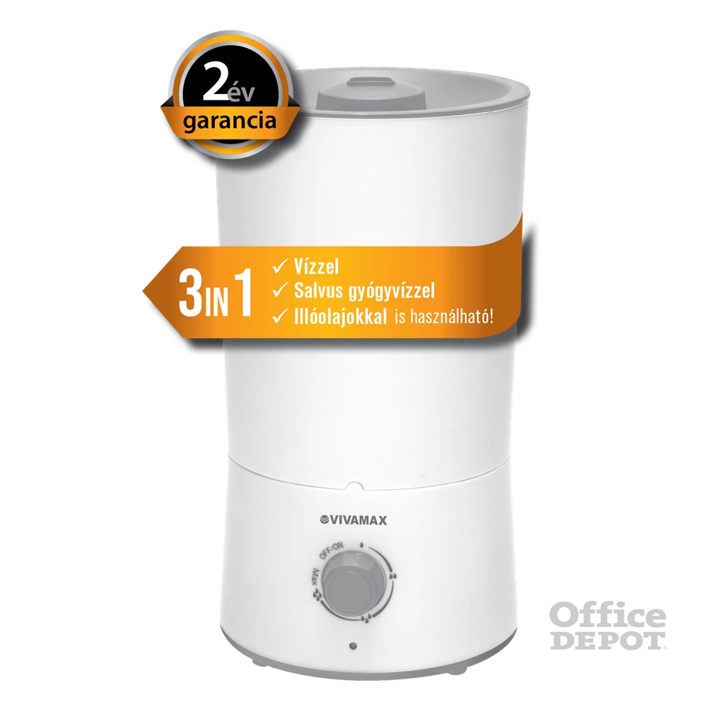 Vivamax GYVH47 Salty-Air „Compact” 3 az 1-ben ultrahangos párásító