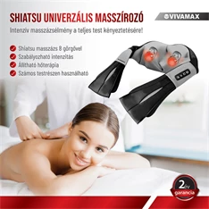 Vivamax GYVM42 Shiatsu univerzális masszírozó Vivamax GYVM42 Shiatsu univerzális masszírozó