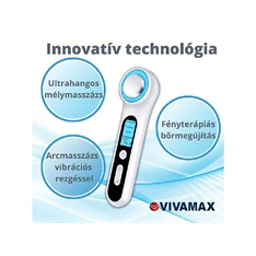 Vivamax GYVUM4 SkinMax Ultrahangos fényterápiával mélymasszázs készülék Vivamax GYVUM4 SkinMax Ultrahangos fényterápiával mélymasszázs készülék