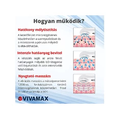 Vivamax GYVUM4 SkinMax Ultrahangos fényterápiával mélymasszázs készülék Vivamax GYVUM4 SkinMax Ultrahangos fényterápiával mélymasszázs készülék