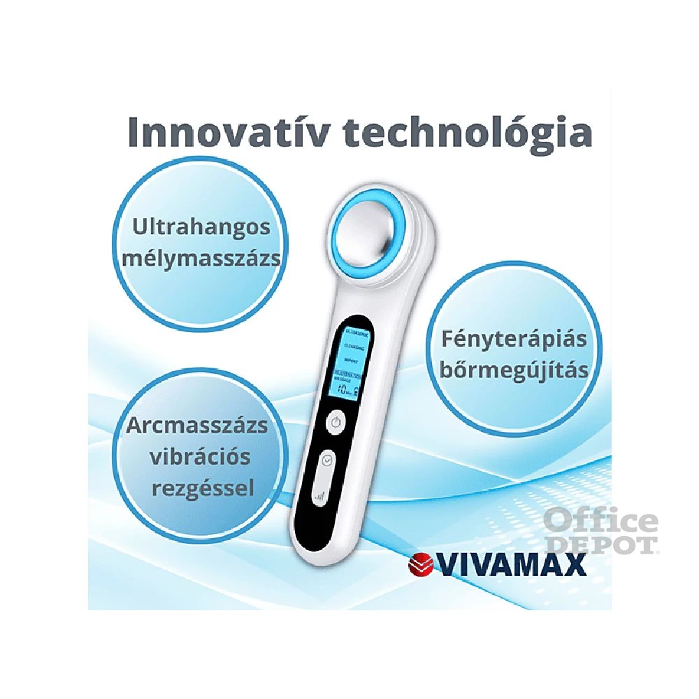 Vivamax GYVUM4 SkinMax Ultrahangos  fényterápiával mélymasszázs készülék