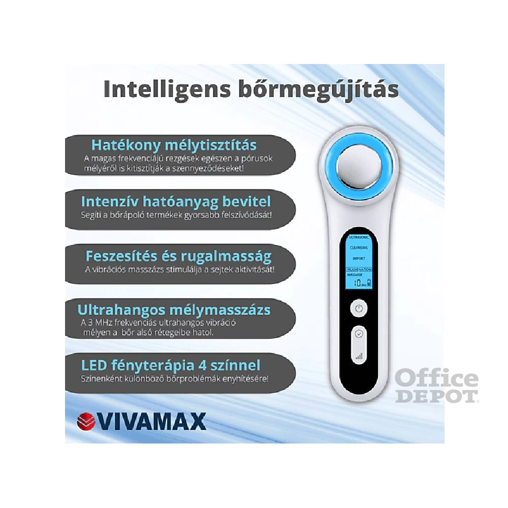 Vivamax GYVUM4 SkinMax Ultrahangos  fényterápiával mélymasszázs készülék