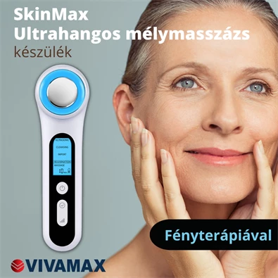 Vivamax GYVUM4 SkinMax Ultrahangos fényterápiával mélymasszázs készülék Vivamax GYVUM4 SkinMax Ultrahangos fényterápiával mélymasszázs készülék