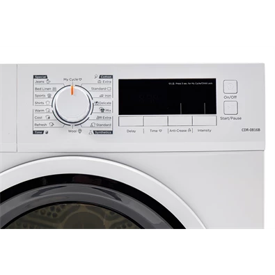 Vivax CDR-0816B 8 kg kondenzációs szárítógép Vivax CDR-0816B 8 kg kondenzációs szárítógép
