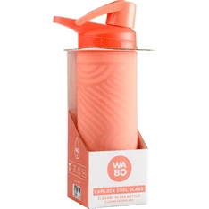 Wabo 450ml korall üveg csatos kulacs Wabo 450ml korall üveg csatos kulacs