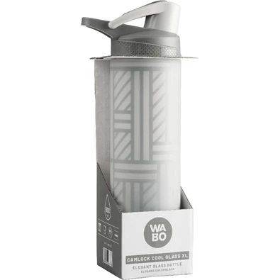 Wabo 600ml szürke üveg csatos kulacs Wabo 600ml szürke üveg csatos kulacs