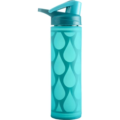 Wabo 600ml zöld üveg csatos kulacs Wabo 600ml zöld üveg csatos kulacs