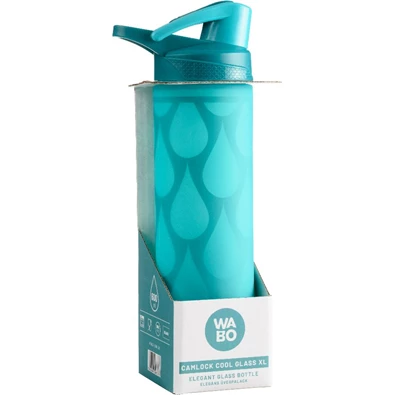 Wabo 600ml zöld üveg csatos kulacs Wabo 600ml zöld üveg csatos kulacs