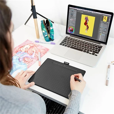 Wacom CTL-6100WLK-N Intuos M fekete Bluetooth digitális rajztábla Wacom CTL-6100WLK-N Intuos M fekete Bluetooth digitális rajztábla