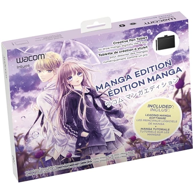 Wacom CTL-4100WLK-M Intuos S Manga Bluetooth digitális rajztábla Wacom CTL-4100WLK-M Intuos S Manga Bluetooth digitális rajztábla