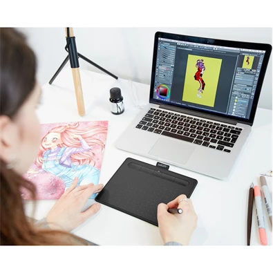 Wacom CTL-4100WLK-N Intuos S fekete Bluetooth digitális rajztábla Wacom CTL-4100WLK-N Intuos S fekete Bluetooth digitális rajztábla