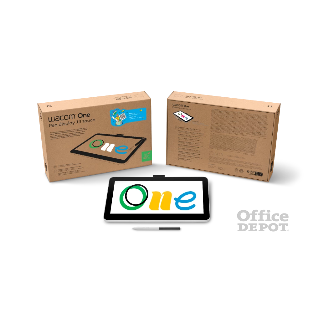 Wacom DTH134W0B One 13 Touch digitális rajztábla
