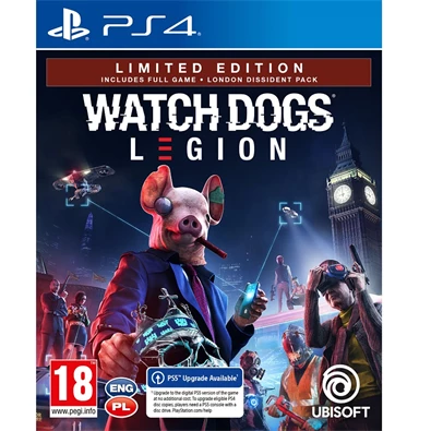 Watch Dogs Legion Limited Edition PS4/PS5 játékszoftver Watch Dogs Legion Limited Edition PS4/PS5 játékszoftver
