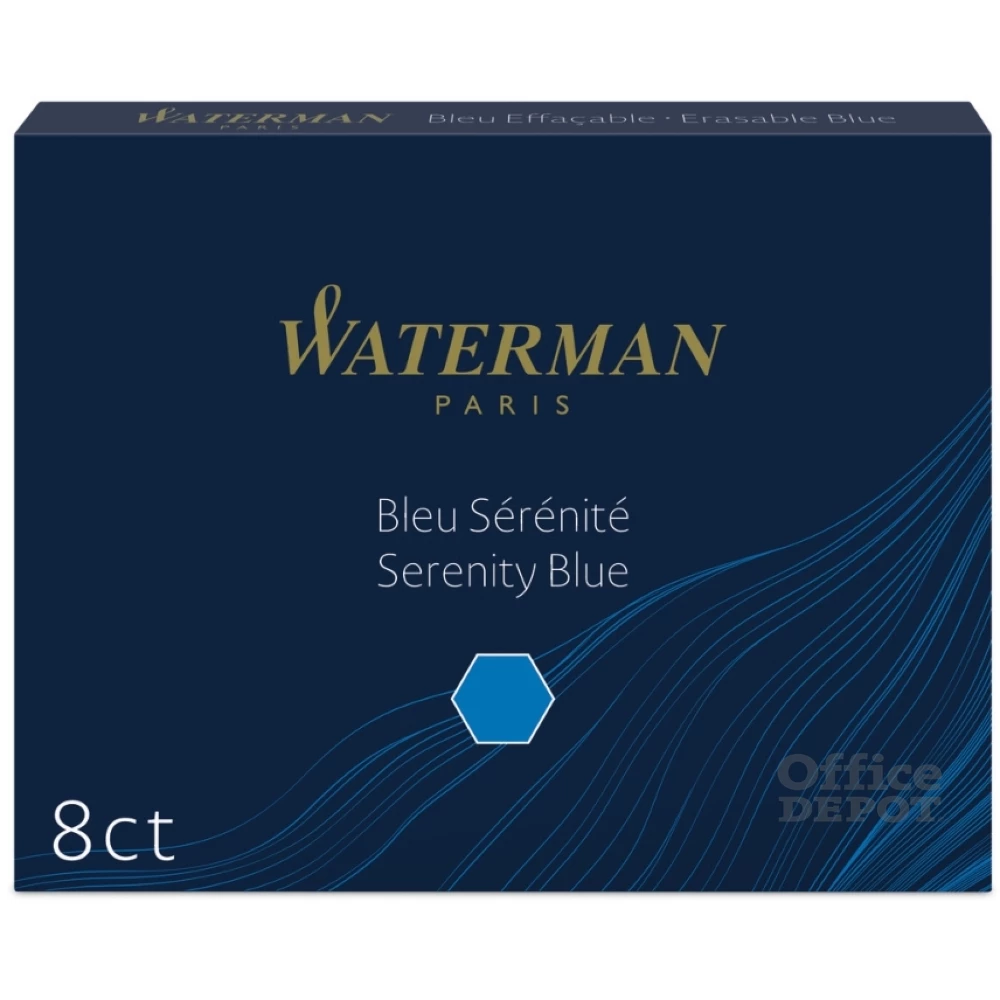 Waterman S0110860 kék tintapatron