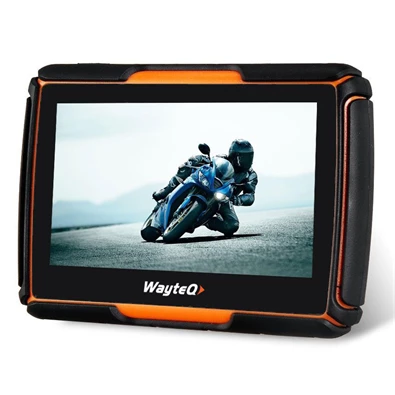 Wayteq xRIDER Smart 4,3" térkép nélküli motoros/autós navigáció Wayteq xRIDER Smart 4,3" térkép nélküli motoros/autós navigáció