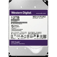 Western Digital 3,5" 12000GB belső SATAIII 7200RPM 256MB PURPLE WD121PURZ winchester 3 év Western Digital 3,5" 12000GB belső SATAIII 7200RPM 256MB PURPLE WD121PURZ winchester 3 év