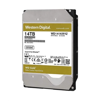 Western Digital 3,5" 14000GB belső SATAIII 7200RPM 512MB Gold WD141KRYZ winchester Western Digital 3,5" 14000GB belső SATAIII 7200RPM 512MB Gold WD141KRYZ winchester