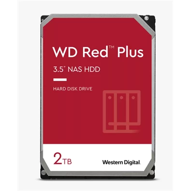 Western Digital 3,5" 2000GB belső SATAIII 5400RPM 128MB RED PLUS WD20EFZX winchester 3 év Western Digital 3,5" 2000GB belső SATAIII 5400RPM 128MB RED PLUS WD20EFZX winchester 3 év