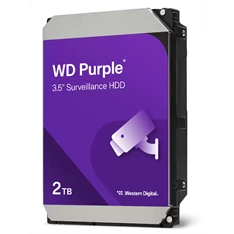 Western Digital 3,5" 2000GB belső SATAIII 5400RPM 64MB PURPLE WD23PURZ winchester 3 év Western Digital 3,5" 2000GB belső SATAIII 5400RPM 64MB PURPLE WD23PURZ winchester 3 év