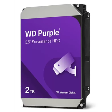 Western Digital 3,5" 2000GB belső SATAIII 5400RPM 64MB PURPLE WD23PURZ winchester 3 év Western Digital 3,5" 2000GB belső SATAIII 5400RPM 64MB PURPLE WD23PURZ winchester 3 év
