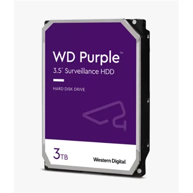 Western Digital 3,5 3000GB belső SATAIII 5400RPM 64MB PURPLE WD30PURX merevlemez Western Digital 3,5 3000GB belső SATAIII 5400RPM 64MB PURPLE WD30PURX merevlemez