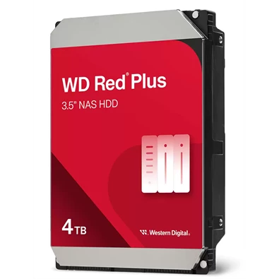 Western Digital 3,5" 4000GB belső SATAIII 5400RPM 256MB RED PLUS WD40EFPX winchester 3 év Western Digital 3,5" 4000GB belső SATAIII 5400RPM 256MB RED PLUS WD40EFPX winchester 3 év