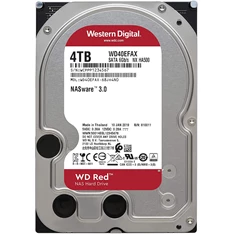 Western Digital 3,5" 4000GB belső SATAIII 5400RPM 256MB RED WD40EFAX winchester 3 év Western Digital 3,5" 4000GB belső SATAIII 5400RPM 256MB RED WD40EFAX winchester 3 év