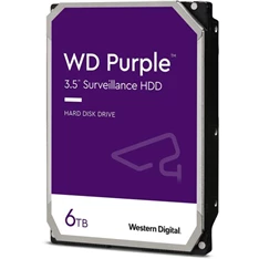 Western Digital 3,5" 6000GB belső SATAIII 5400RPM 128MB PURPLE WD62PURZ winchester 3 év Western Digital 3,5" 6000GB belső SATAIII 5400RPM 128MB PURPLE WD62PURZ winchester 3 év