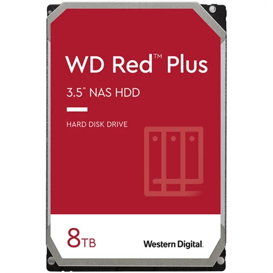 Western Digital 3,5" 8000GB belső SATAIII 7200RPM 256MB RED PLUS WD80EFBX winchester 3 év Western Digital 3,5" 8000GB belső SATAIII 7200RPM 256MB RED PLUS WD80EFBX winchester 3 év