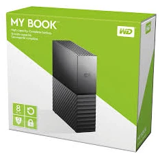 Western Digital MyBook Essential WDBBGB0080HBK 3,5" 8TB USB3.0 fekete külső winchester Western Digital MyBook Essential WDBBGB0080HBK 3,5" 8TB USB3.0 fekete külső winchester