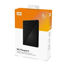 Western Digital My Passport WDBYVG0010BBK 2,5" 1TB USB3.0 fekete külső winchester Western Digital My Passport WDBYVG0010BBK 2,5" 1TB USB3.0 fekete külső winchester