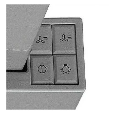 Whirlpool AKR 747 IX/1 szürke, beépíthető, kihúzható, méret:59,9 cm, zajszint:70 dB, páraelszívó