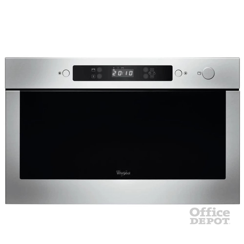 Whirlpool AMW 423 IX 1300W 22L inox beépíthető mikrohullámú sütő