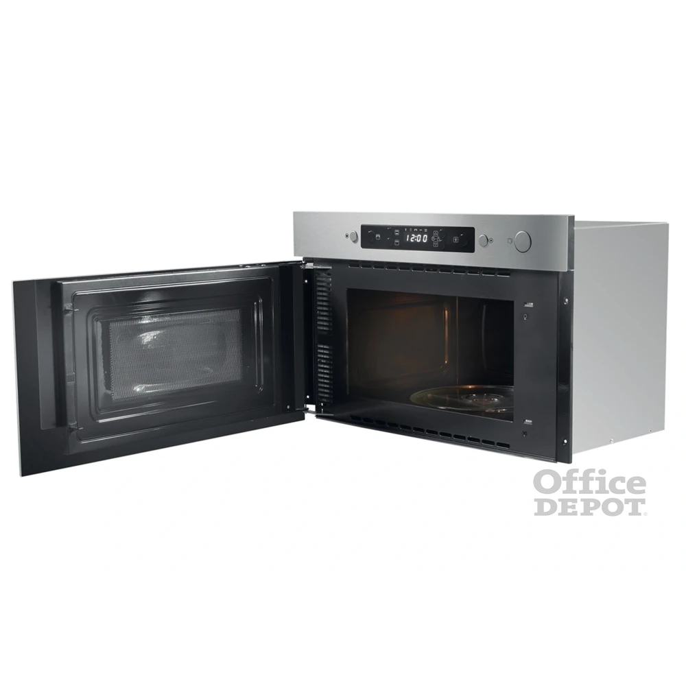 Whirlpool AMW 439/IX 750W 22L inox beépíthető mikrohullámú sütő