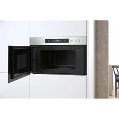 Whirlpool AMW 439/IX 750W 22L inox beépíthető mikrohullámú sütő