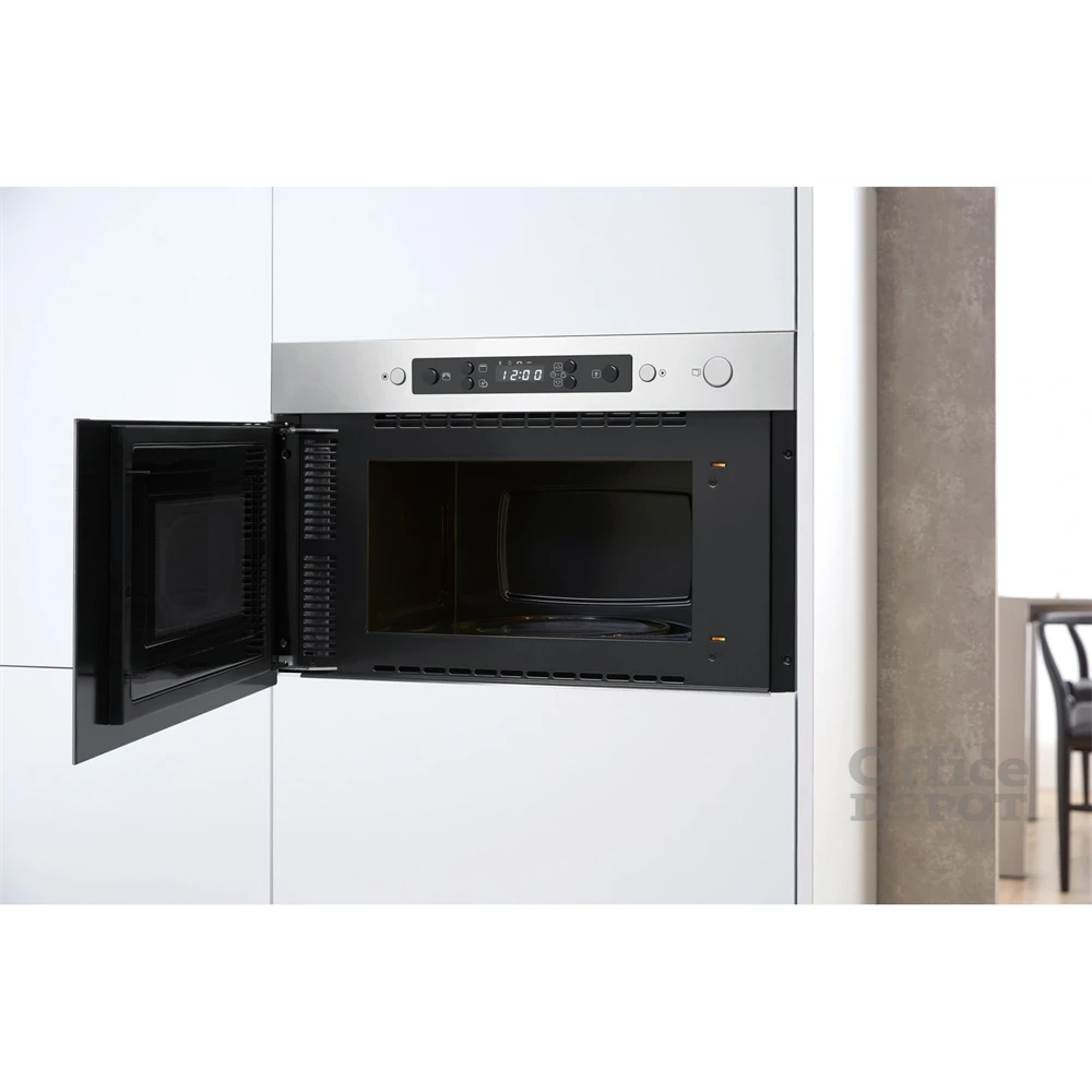 Whirlpool AMW 439/IX 750W 22L inox beépíthető mikrohullámú sütő