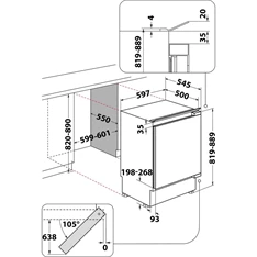 Whirlpool ARG 913 1 beépíthető hűtőszekrény Whirlpool ARG 913 1 beépíthető hűtőszekrény