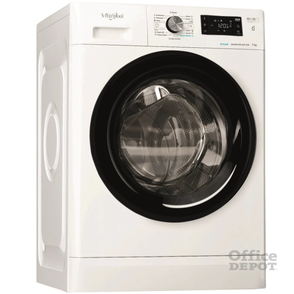 Whirlpool FFB 7238 BV EE fehér, elöltöltős, max.1200ford., 7 kg, mosógép