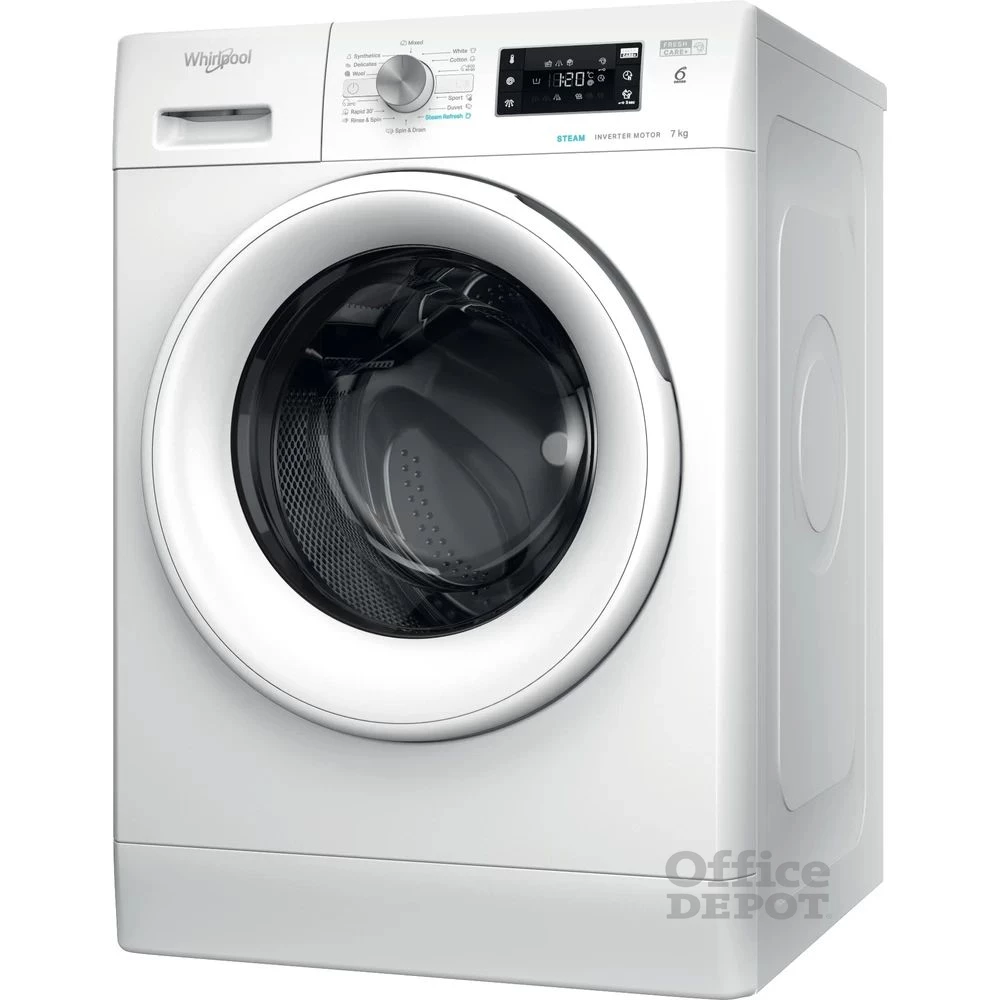 Whirlpool FFB 7459 WV EE fehér, elöltöltős, max.1400ford., 7 kg, mosógép