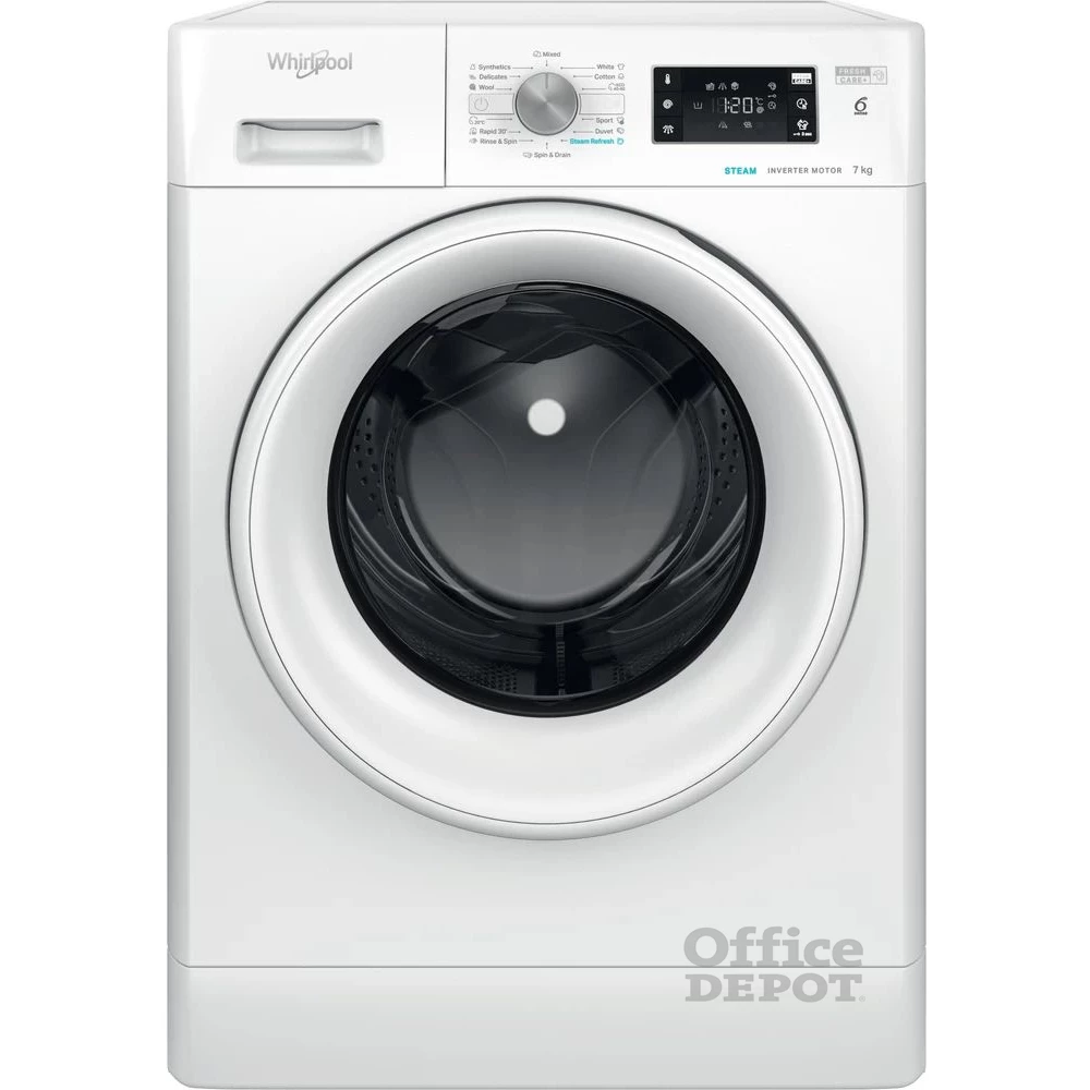 Whirlpool FFB 7459 WV EE fehér, elöltöltős, max.1400ford., 7 kg, mosógép
