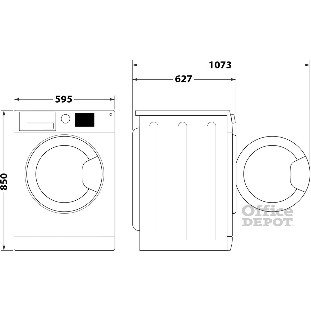 Whirlpool FFB 8489 WV EE fehér, elöltöltős, max.1400ford., 8 kg, mosógép