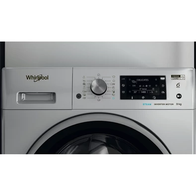 Whirlpool FFD 9458 SBSV EU ezüst, elöltöltős, max.1200ford., 9 kg, mosógép
