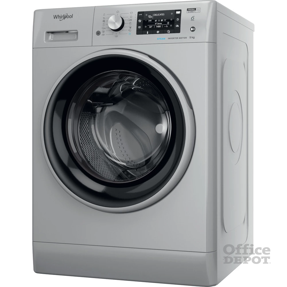 Whirlpool FFD 9458 SBSV EU ezüst, elöltöltős, max.1200ford., 9 kg, mosógép
