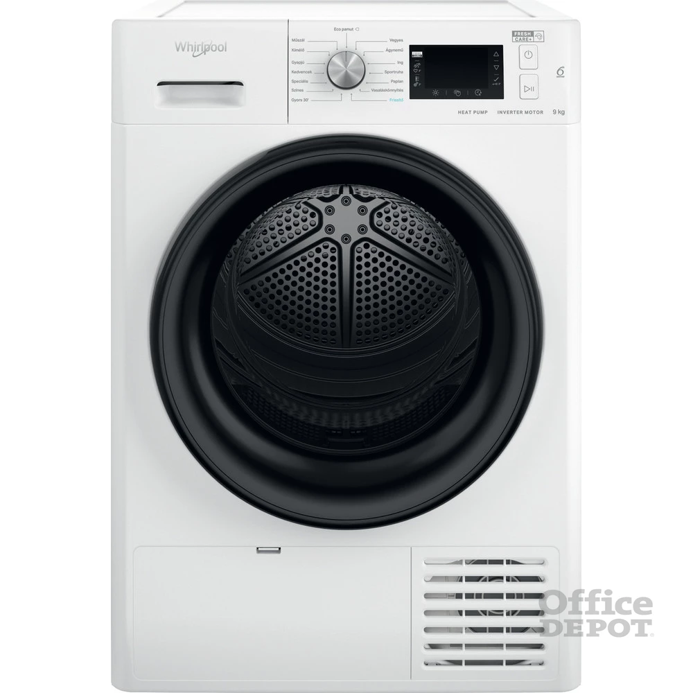 Whirlpool FFT D 9X3B HU fehér, 9 kg, hőszivattyús, szárítógép
