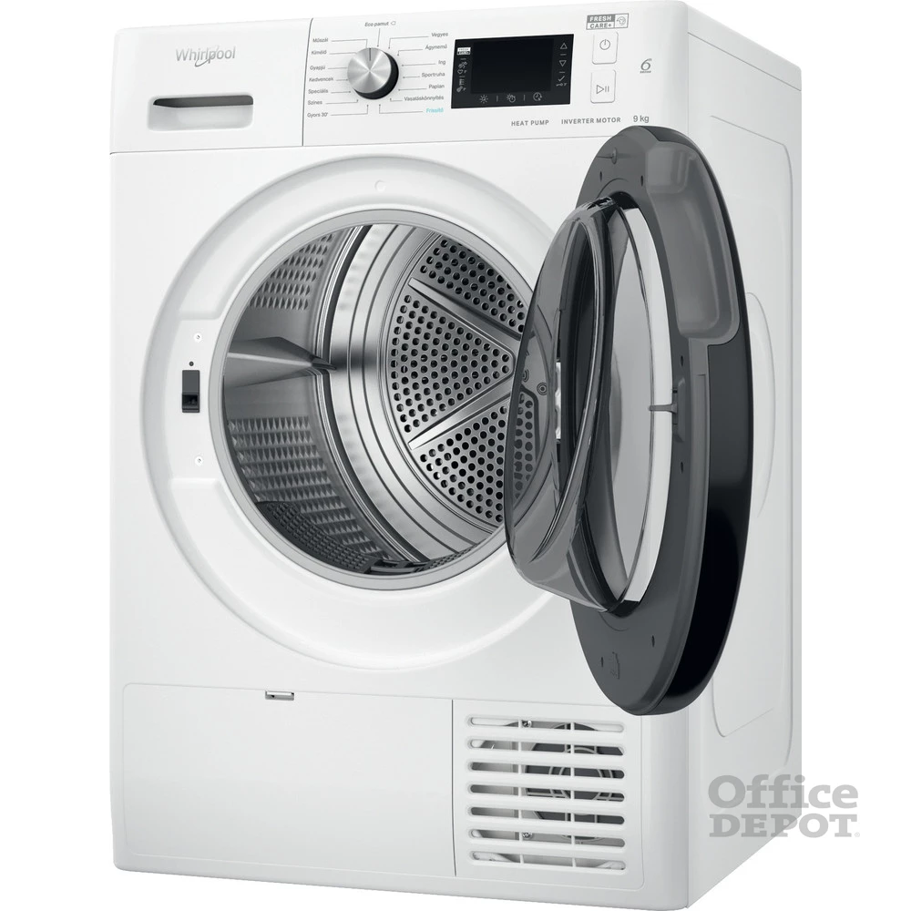 Whirlpool FFT D 9X3B HU fehér, 9 kg, hőszivattyús, szárítógép