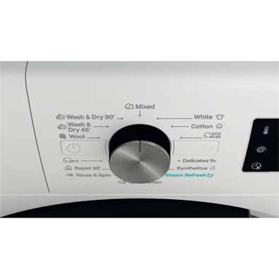 Whirlpool FFWDB 864349 BV EE fehér, elöltöltős, max.1400ford., 8 kg/6 kg, mosó-szárítógép